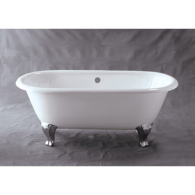 Strom Living - The Como 5' Cast Iron Dual Tub On Deco Style Legs On Selected Finish