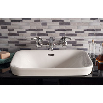 Strom Living - Drop In Porcelain Vessel Sink