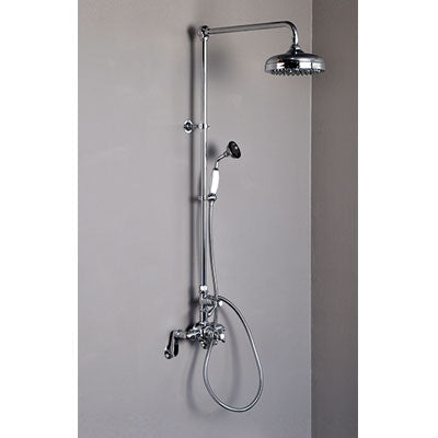 Strom Living - Exposed Thermostatic Shower Set with Handheld Shower, 52 Inch Riser