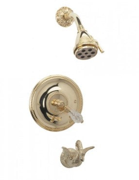Phylrich - Swan Pressure Balance Tub and Shower Set - Trim Only
