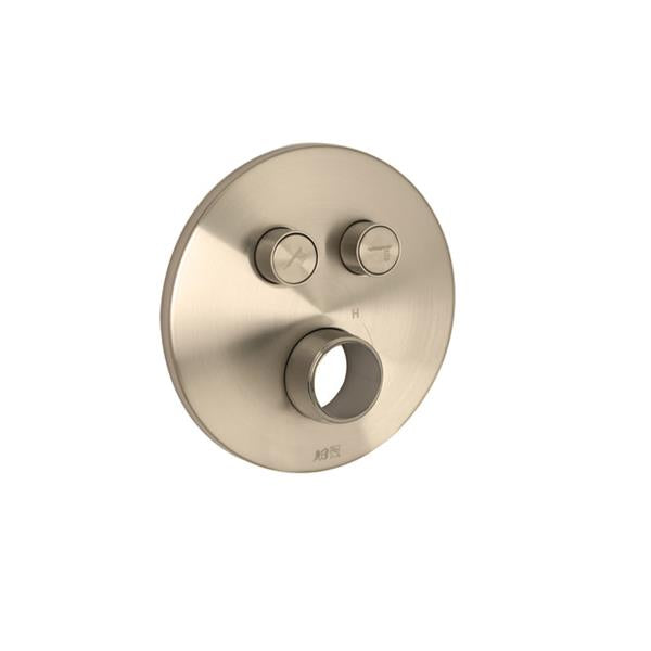Huntington Brass - Round Two Button Valve Faceplate Trim