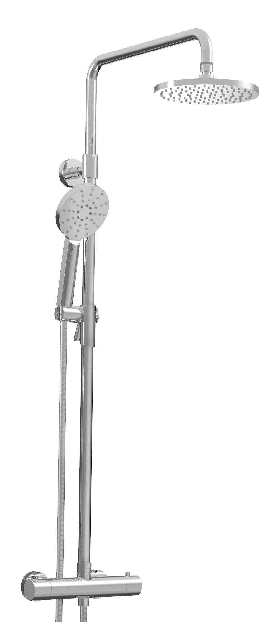 Baril - Sens B45 Complete thermostatic shower kit on column