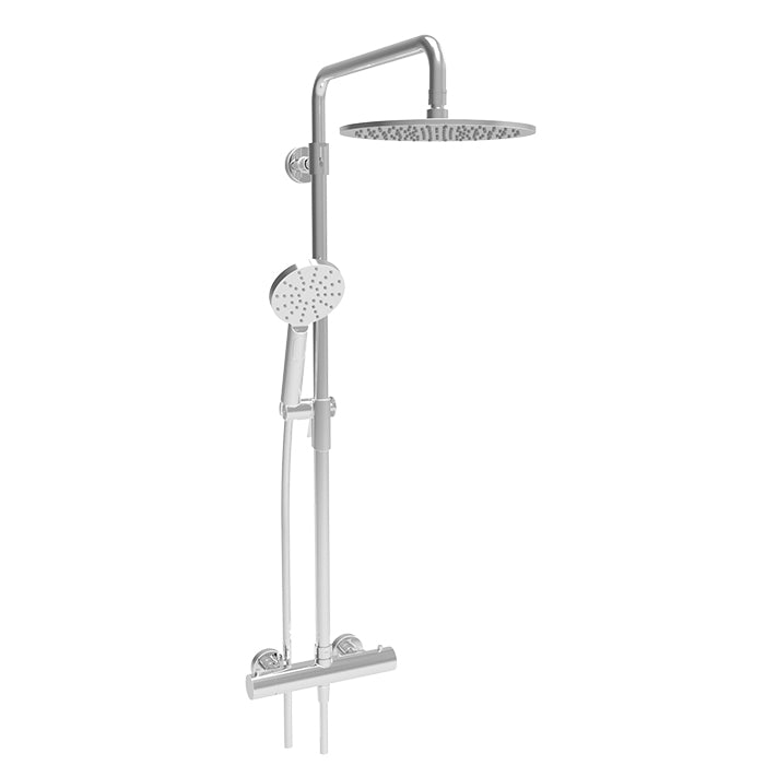Baril - Air B80 Complete thermostatic shower kit on column