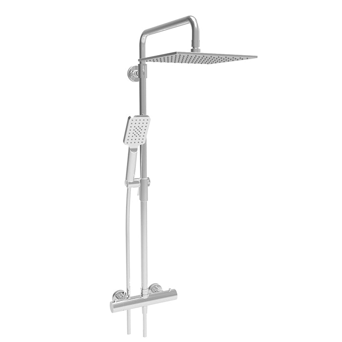 Baril - Air B80 Complete thermostatic shower kit on pillar