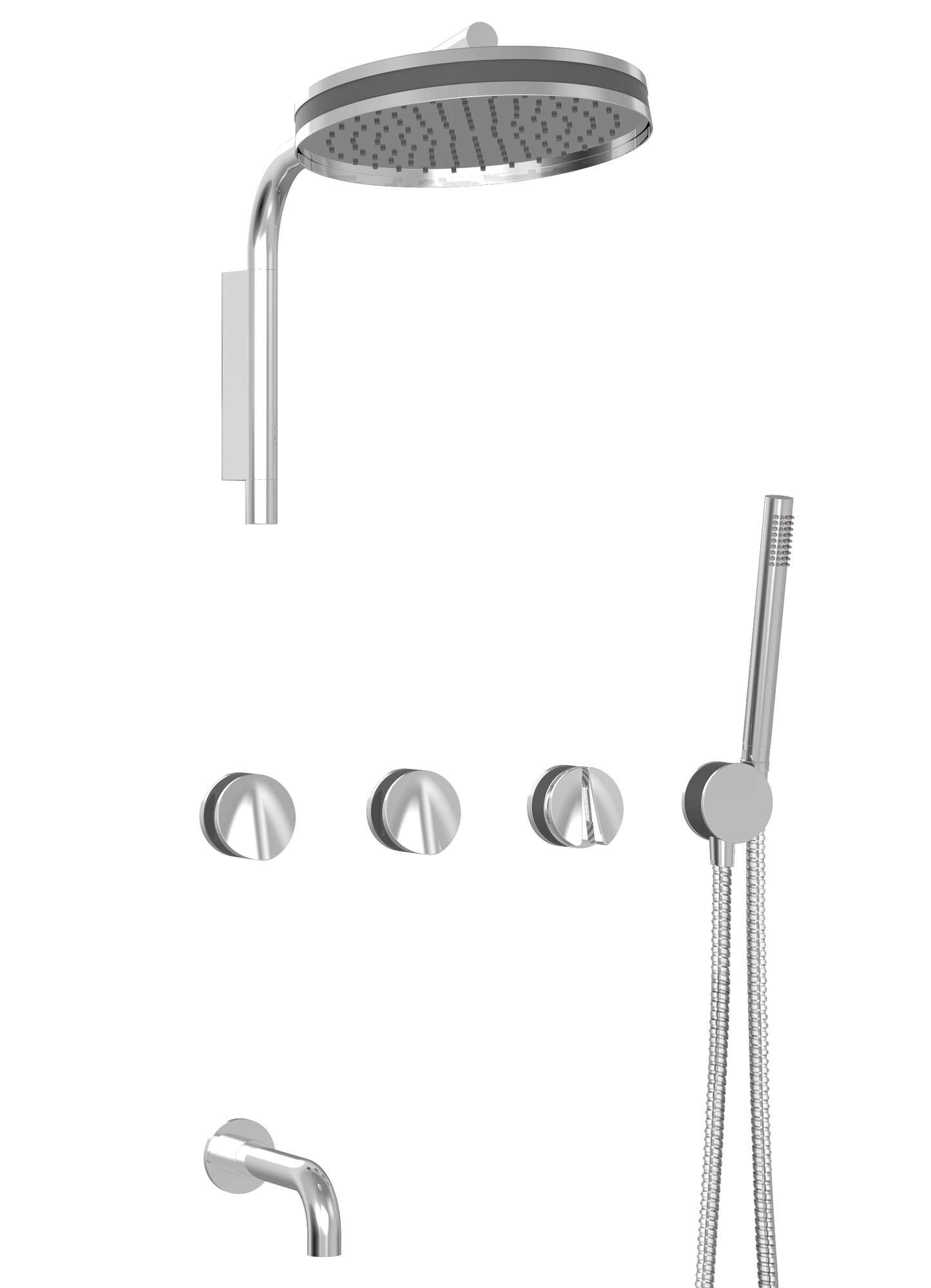 Baril - Flora B47 Complete thermostatic shower kit