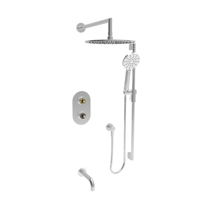 Baril - Air B80 Complete thermostatic pressure balanced shower kit (without handle)