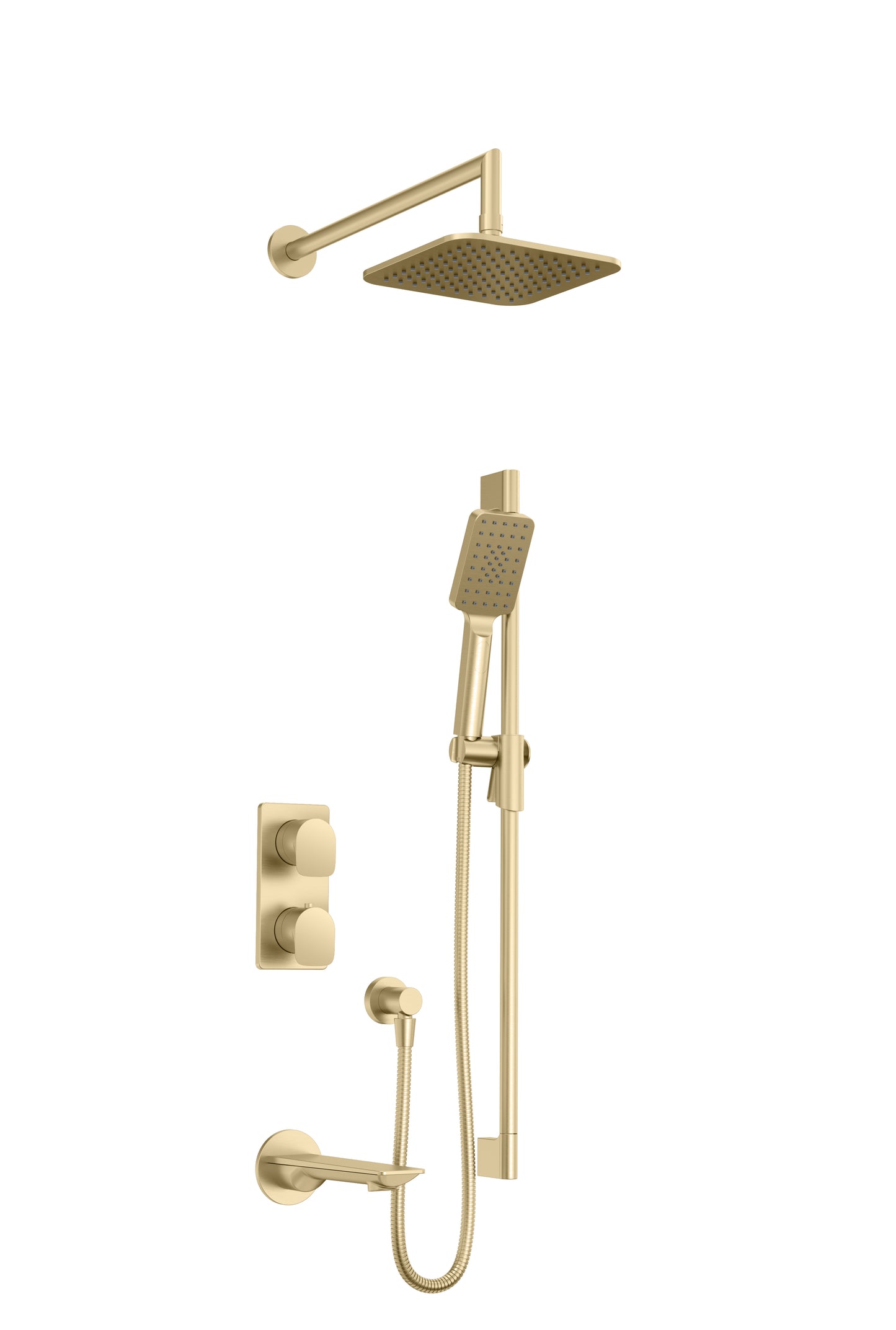 Baril - Petite B04 Trim only for thermostatic pressure balanced shower kit