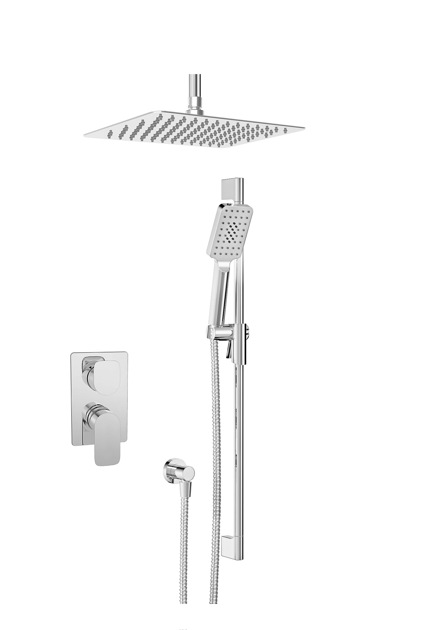 Baril - Petite B04 Trim only for pressure-balanced shower kit