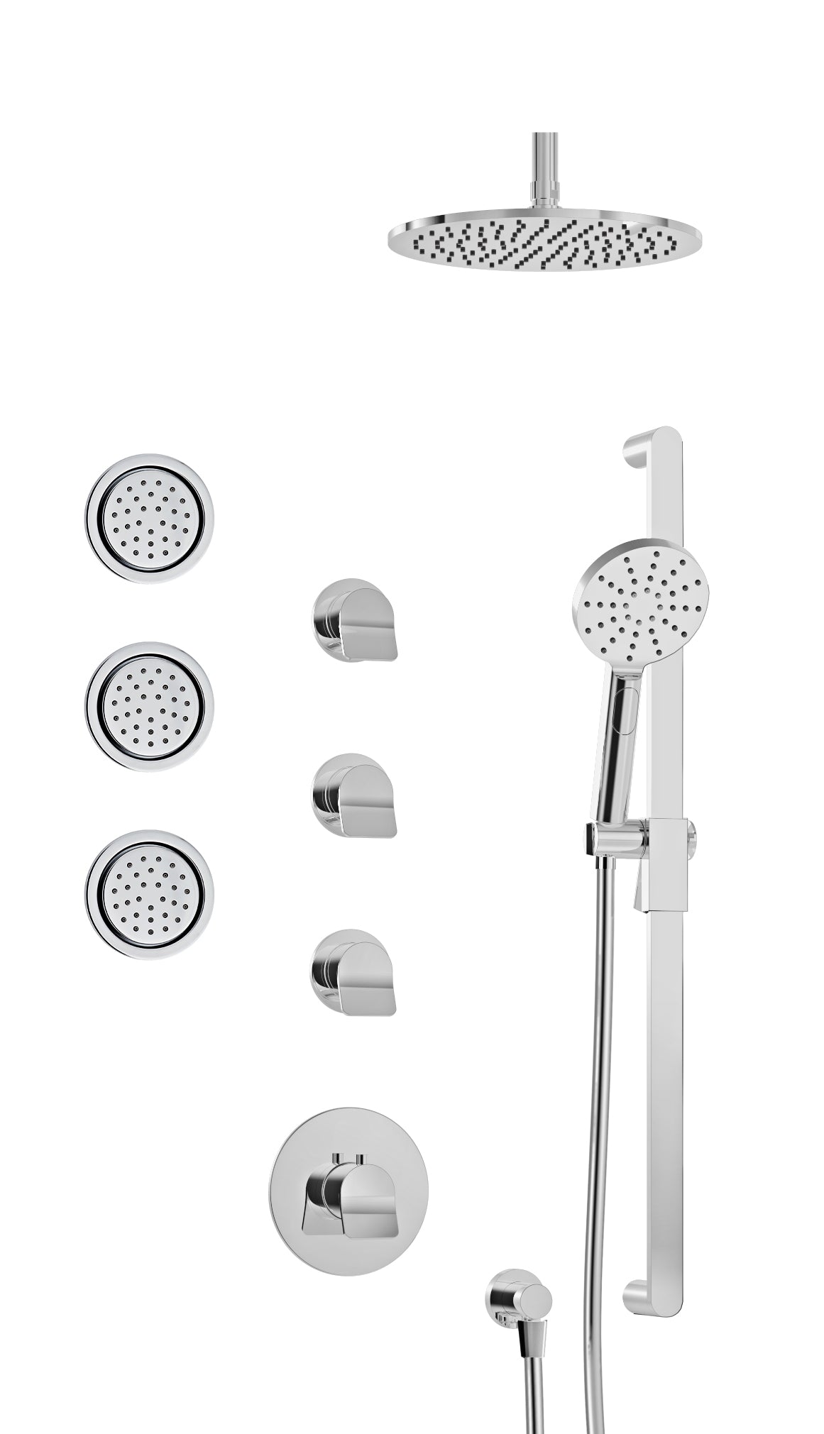 Baril - Profile B46 Complete thermostatic shower kit