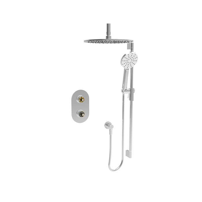 Baril - Air B80 Complete thermostatic pressure balanced shower kit (without handle)