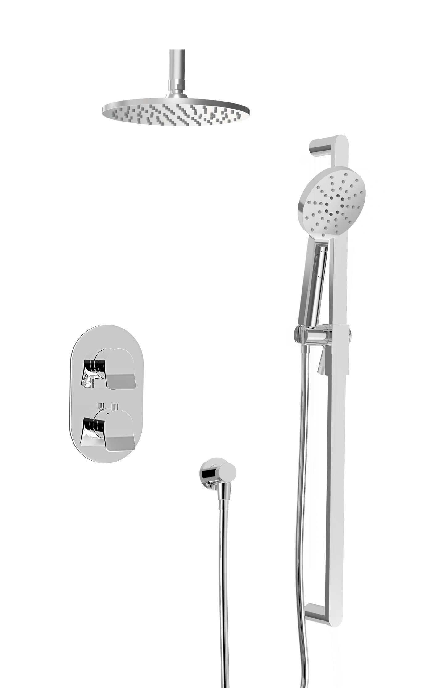 Baril - Profile B46 Trim only for thermostatic pressure balanced shower kit
