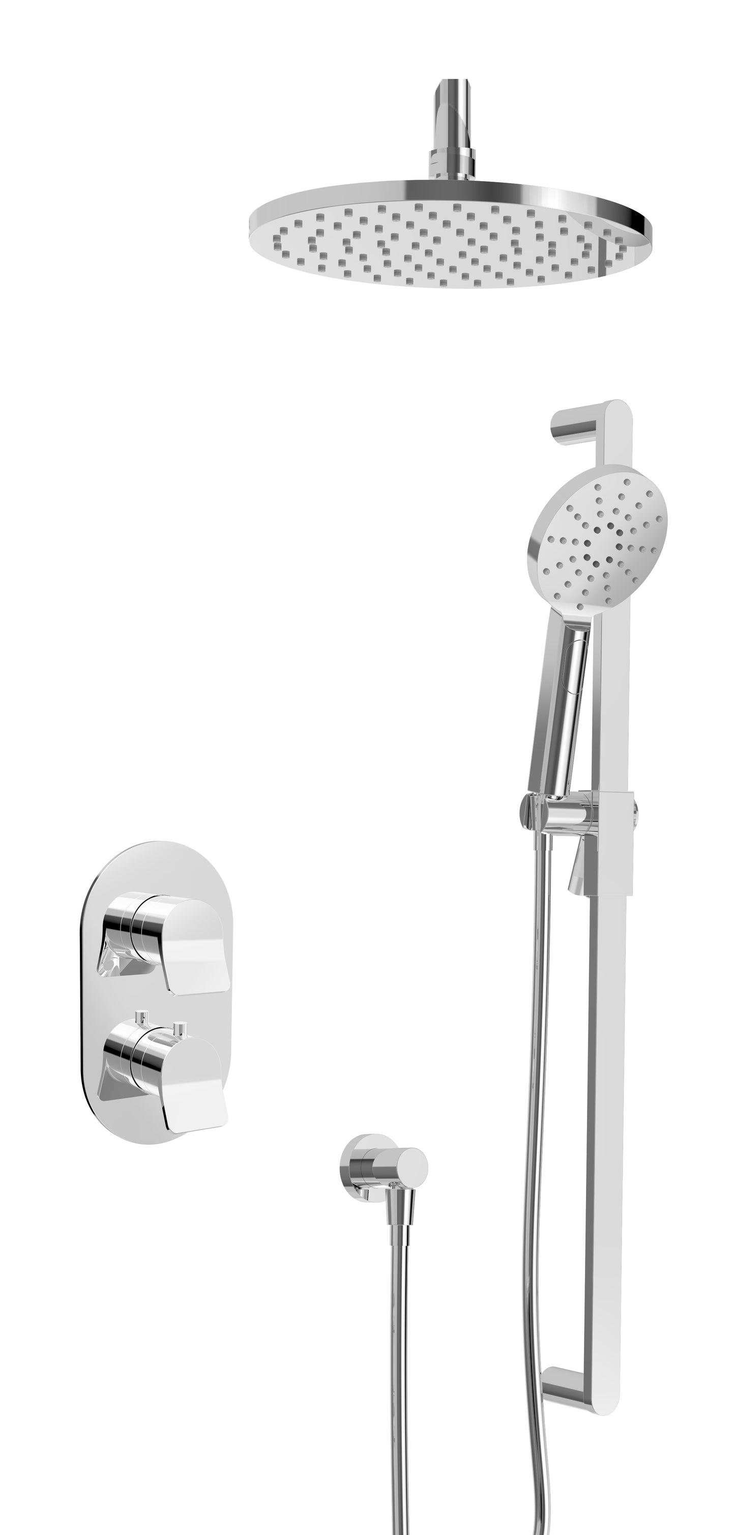 Baril - Profile B46 Trim only for thermostatic pressure balanced shower kit