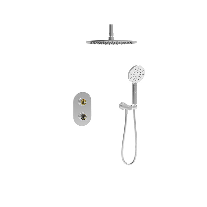 Baril - Air B80 Complete thermostatic pressure balanced shower kit (without handle)
