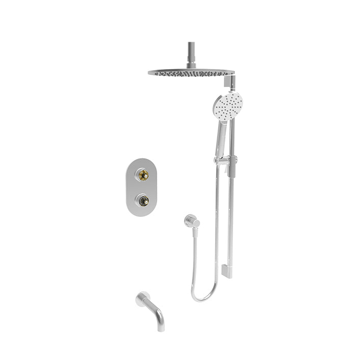 Baril - Air B80 Complete thermostatic pressure balanced shower kit (without handle)