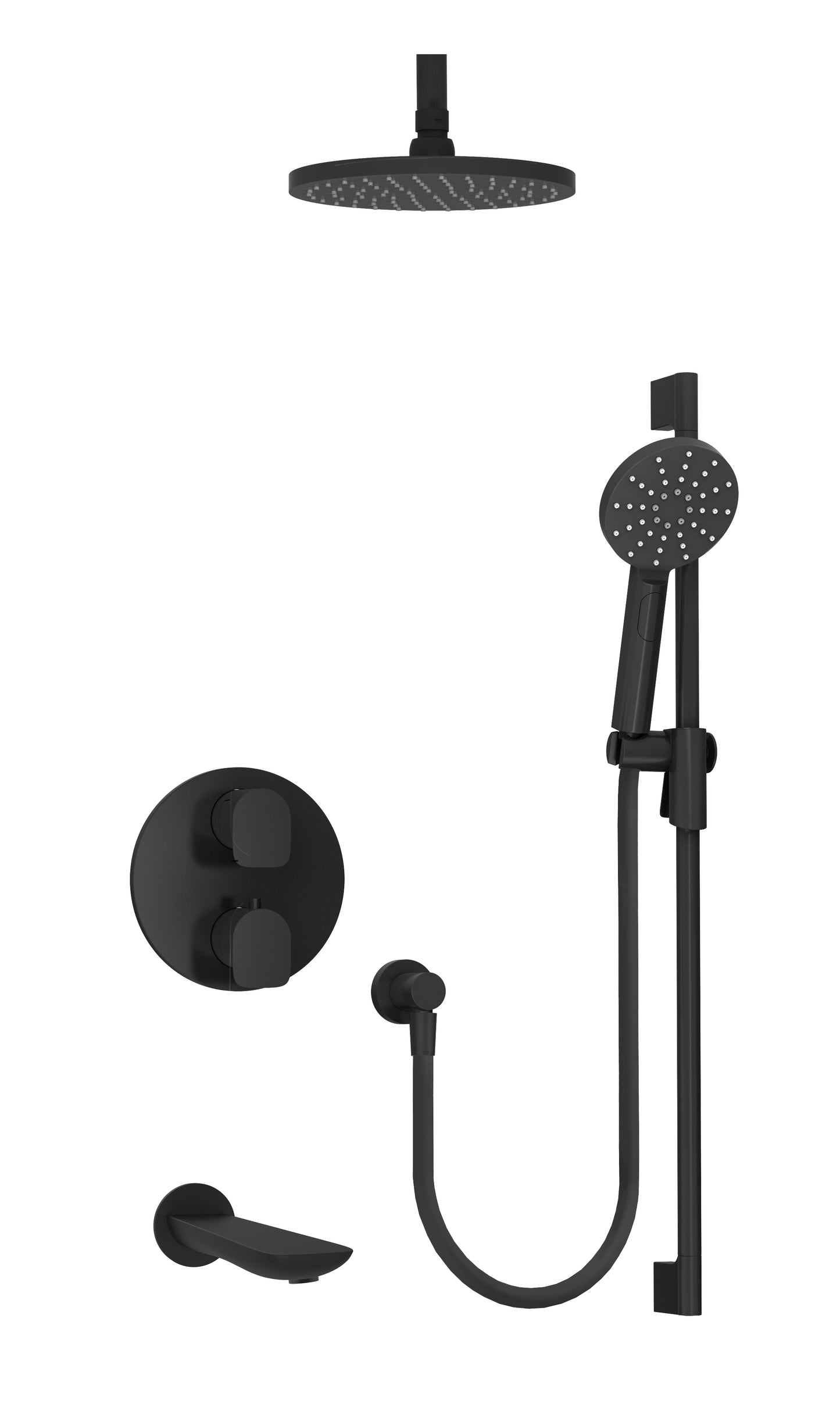 Baril - Sens B45 Complete thermostatic pressure balanced shower kit