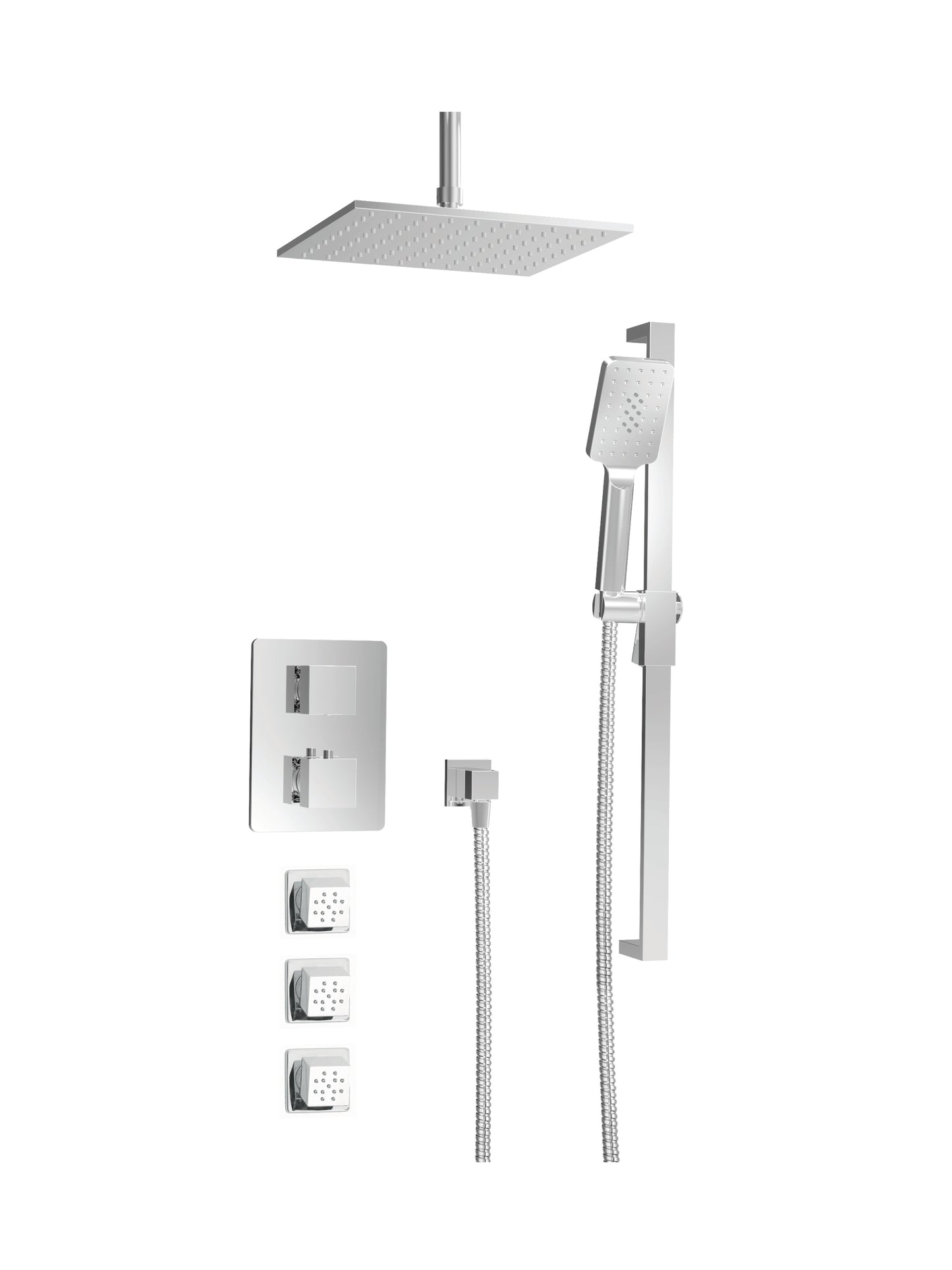 Baril - Rec B05 Complete thermostatic pressure balanced shower kit