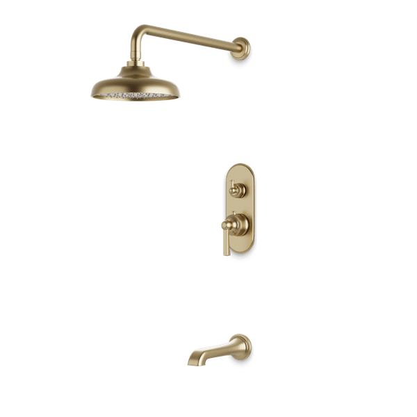 Artos - Classic Thermostatic Shower Trim Kit with Tub Filler
