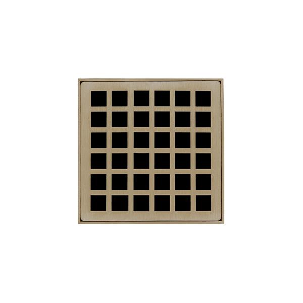Infinity Drain - 4 x 4 Inch QD 4 Complete Standard Kit