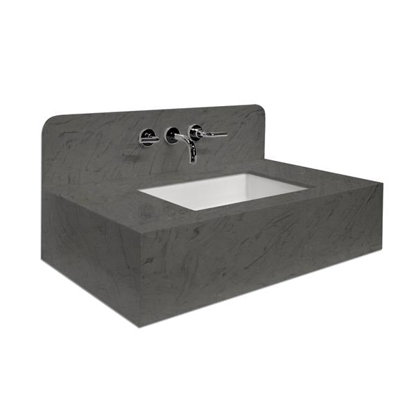 Lacava - Quadro Countertop For Frame Qdo-Fc-36, 36 InchW X 21 InchD X 8.5 InchH.