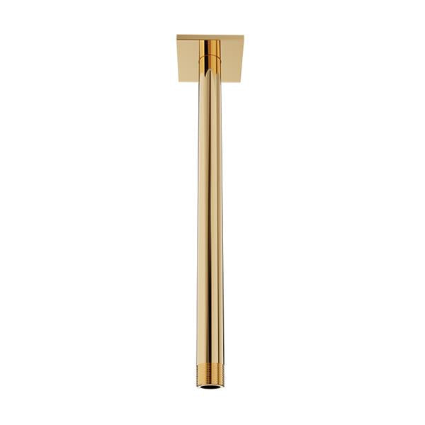 Baril - 12 Inch ceiling mounted shower arm, square flange