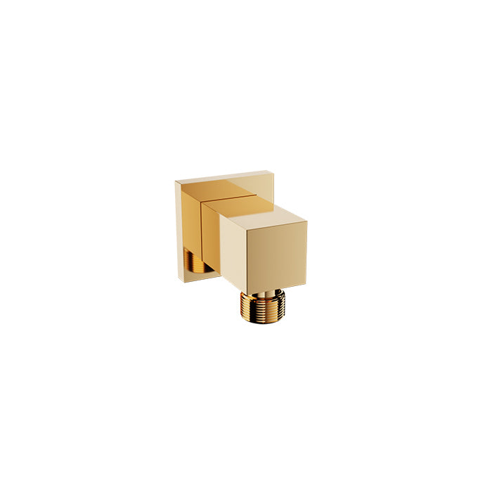 Baril - Square wall-mounted supply elbow