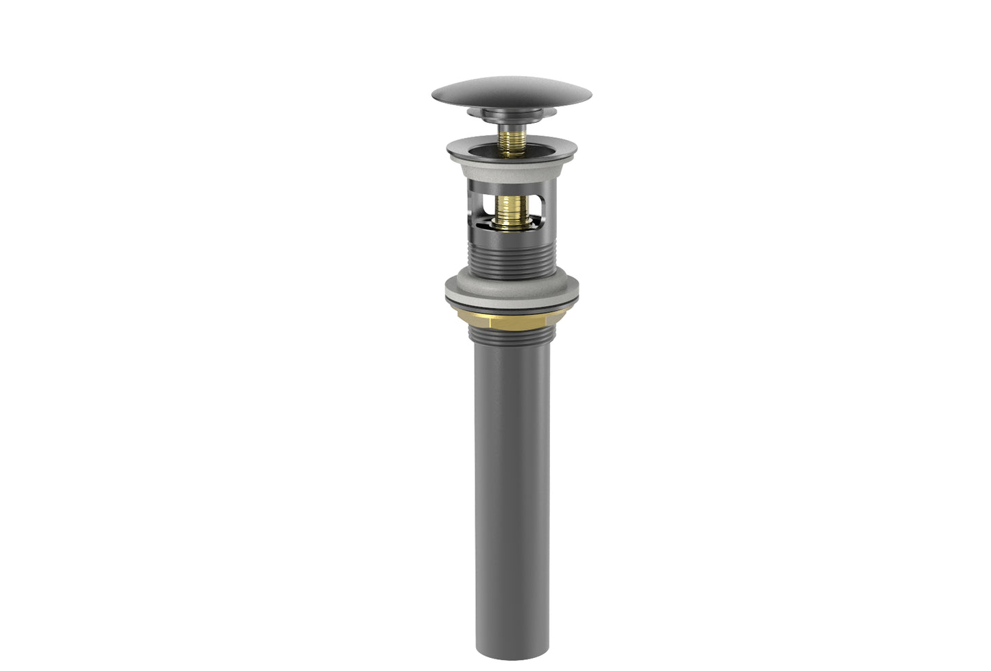 Baril - Push-button pop-up drain for lavatory (with overflow)