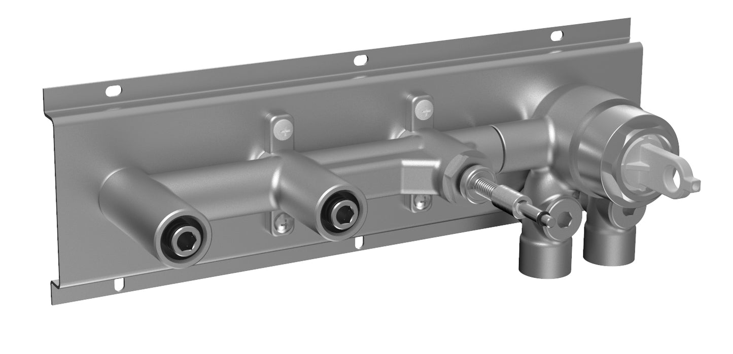 Baril - Rough for wall-mounted tub filler with hand shower