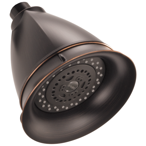 Brizo - Essential Shower 5 Inch Classic Round H2Okinetic Multi-Function Wall Mount Showerhead