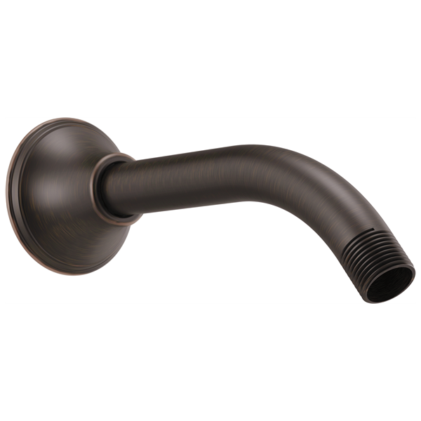 Brizo - Essential Shower 7 Inch Classic Wall Mount Shower Arm And Flange