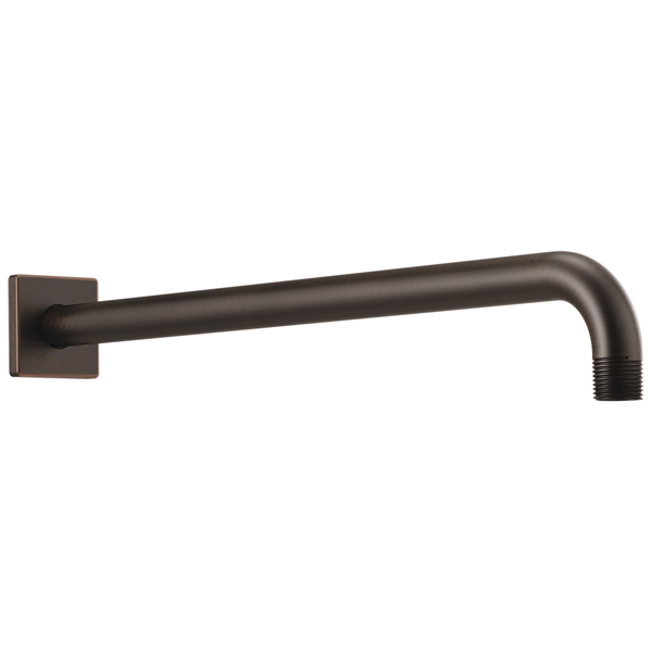 Brizo - Essential Shower 16 Inch Linear Square Wall Mount Shower Arm And Flange