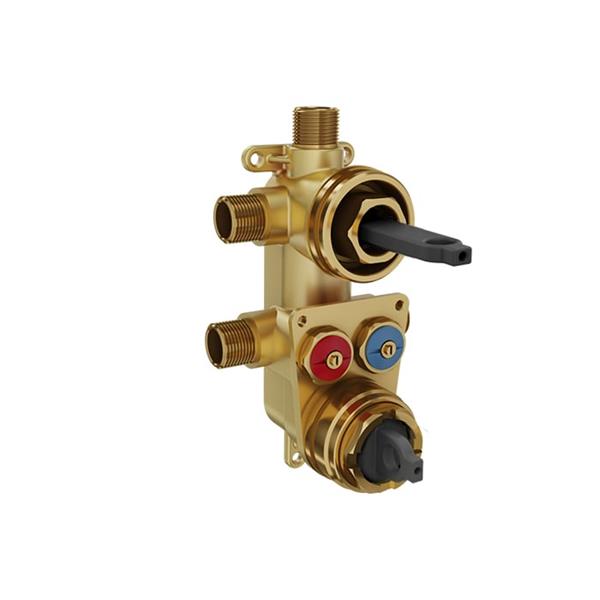 Baril - 1-2-3-way thermostatic pressure-balanced rough-in (NPT/sweat)