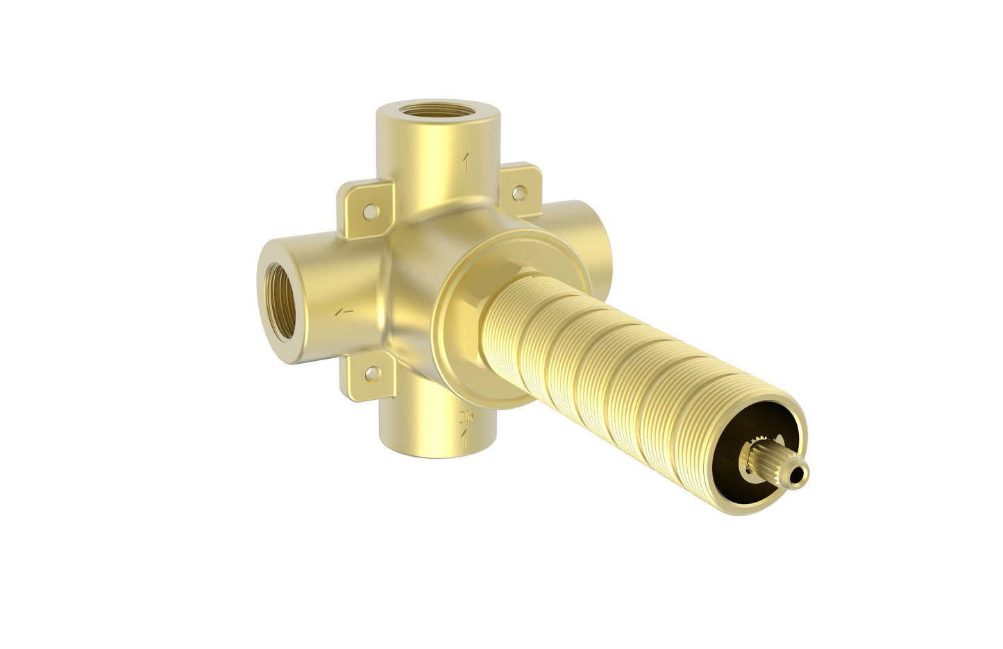 Baril - 3-port diverter rough-in valve with off (shared-port)