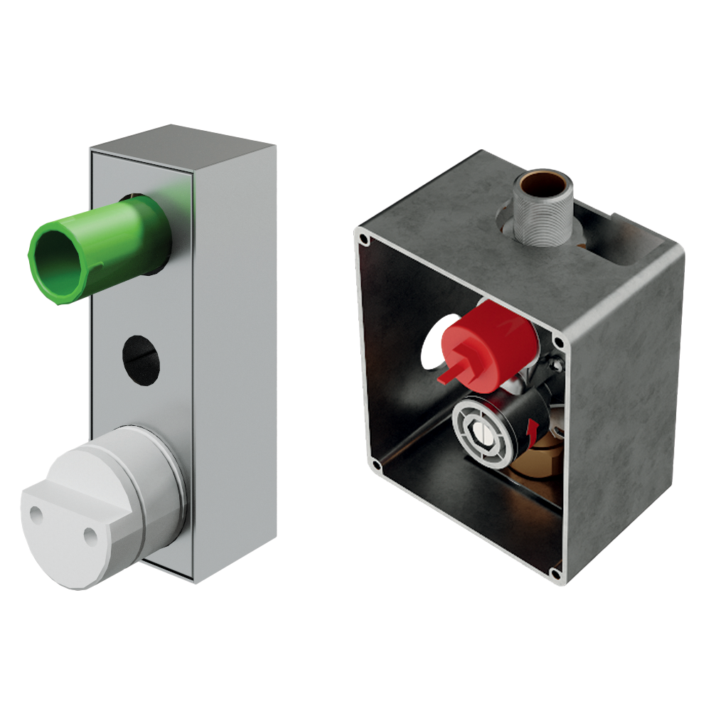 Aquabrass - Non Thermo Rough-In For Wallmount Touchless Faucet