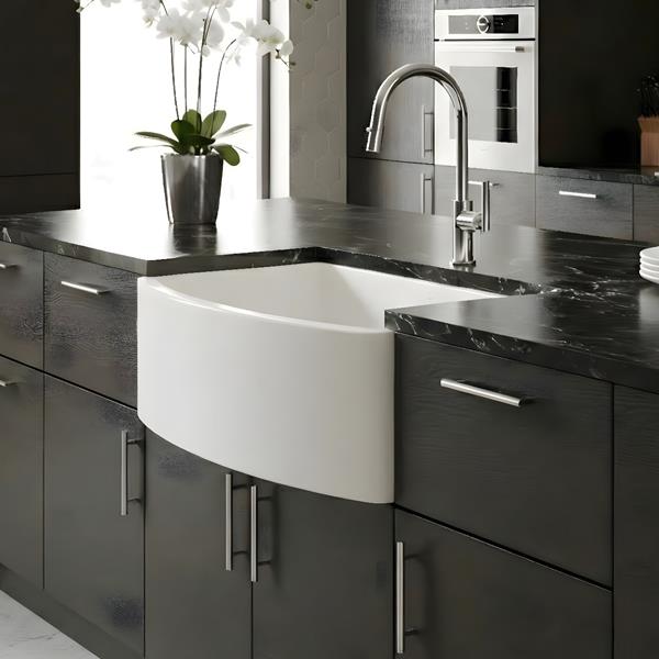 Native Trails - Rendezvous 33 Fireclay Apron Front Sink in White