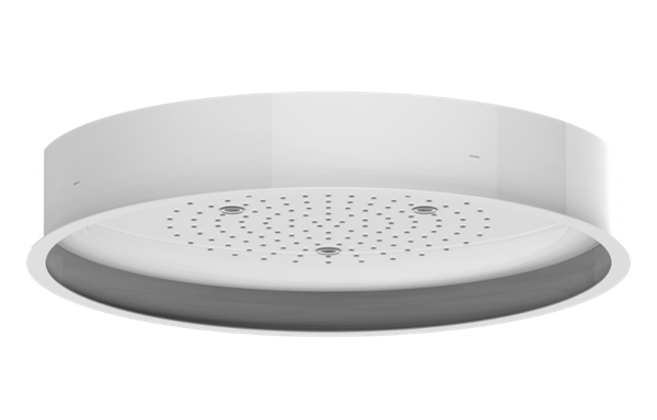 Graff - Aqua-Sense 23 Inch Round Ceiling-Mounted Showerhead w/LED