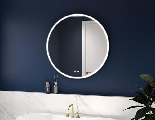 Fleurco - Halo Plus Round Mirror with Defog and Light