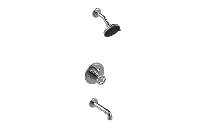 Graff - Vintage Pressure Balancing Shower System - Tub and Shower - Trim Only