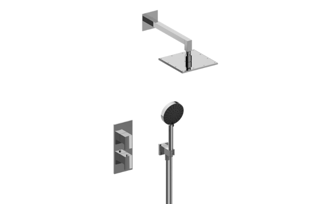 Graff - Sade M-Series Thermostatic Shower System - Shower with Handshower - Trim Only