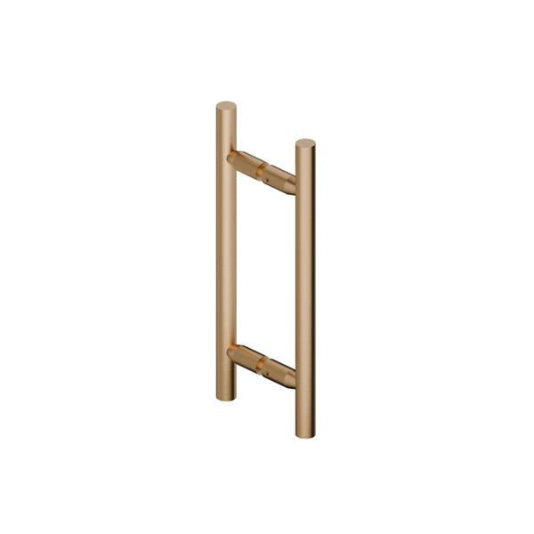 Flusso - 8 Inch Back-To-Back Shower Door Pull Handle