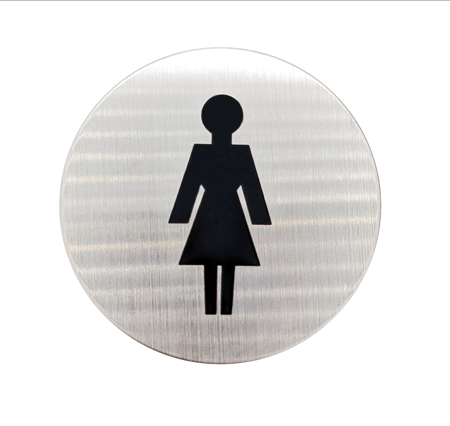 Linnea - Round Women's Restroom Sign