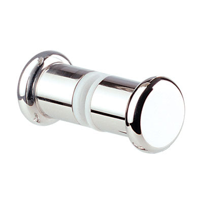 Linnea - Shower Door Pull Back to back mount: 1/2 Inch or 3/4 Inch glass.
