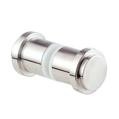 Linnea - Shower Door Pull Back to back mount: 1/2 Inch or 3/4 Inch glass.
