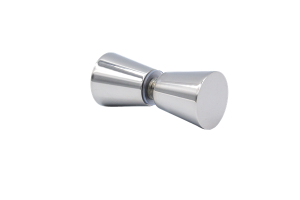 Linnea - Shower Door Pull Back to back mount: 1/2 Inch or 3/4 Inch glass.