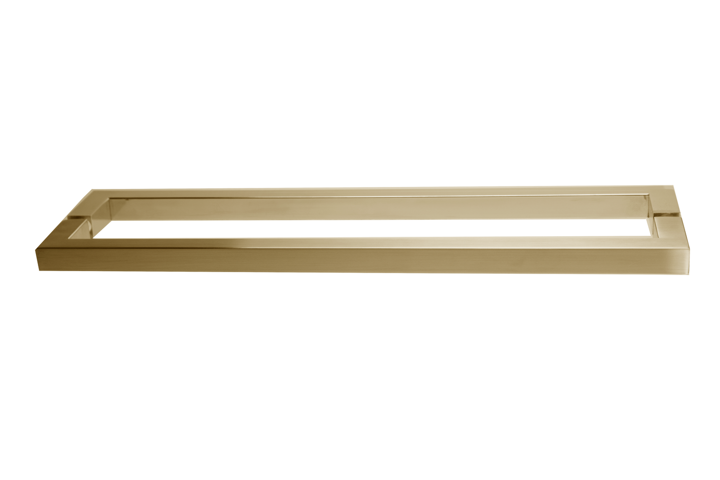 Linnea - Shower Door Pull Back to back mount: 1/2 Inch or 3/4 Inch glass.