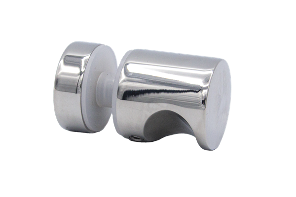 Linnea - Shower Door Pull Single side mount: 1/2 Inch or 3/4 Inch glass.