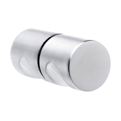 Linnea - Shower Door Pull Back to back mount: 1/2 Inch or 3/4 Inch glass.