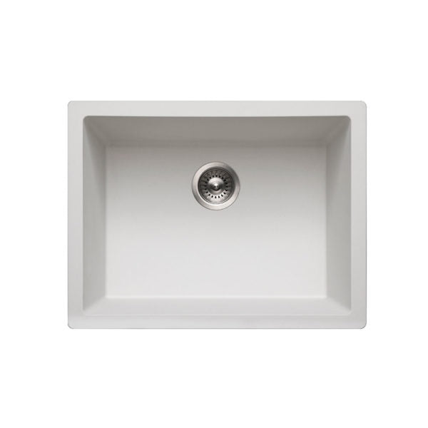 Hamat - SiOStone 24 Inch Granite Undermount Single Bowl Kitchen Sink