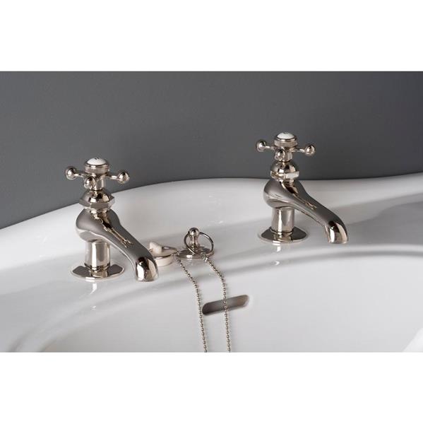 Strom Living - Antique Style Faucet Set with Cross Handles