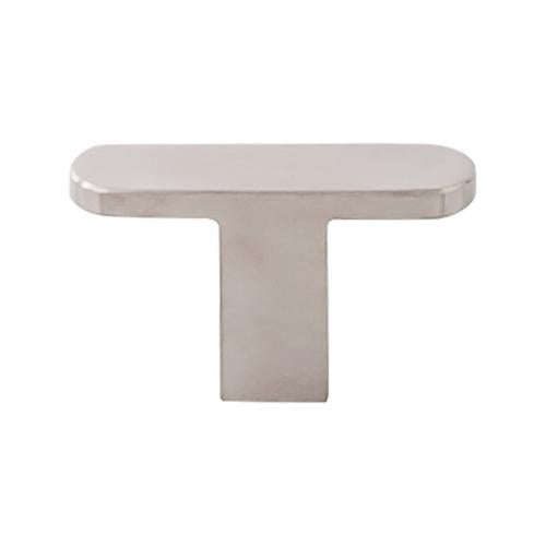 Top Knobs - Stainless T 1 5/8 Inch Length Geometric Knob - Brushed Stainless Steel