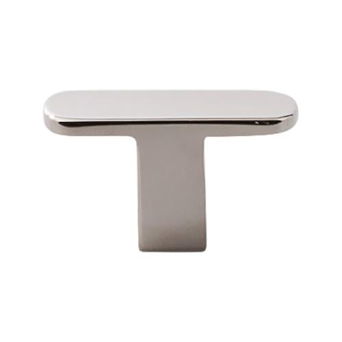 Top Knobs - Stainless T 1 5/8 Inch Length Geometric Knob - Polished Stainless Steel